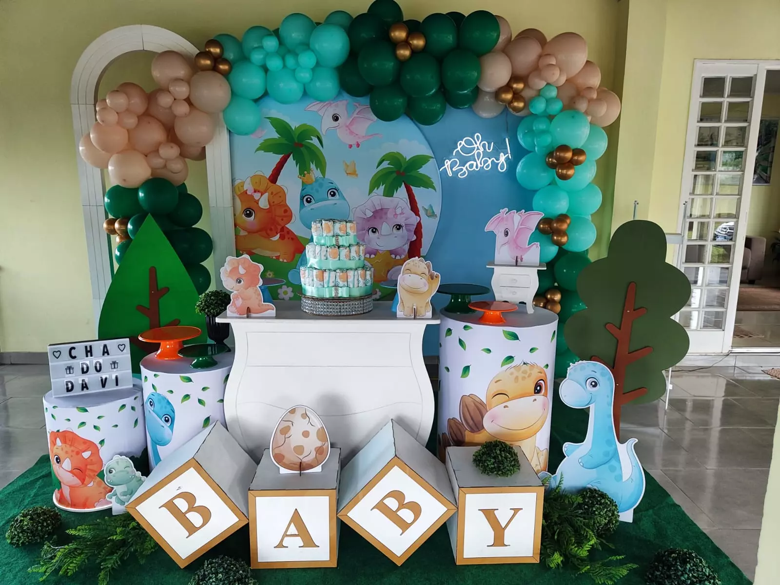 Decoração Completa - Dino Baby