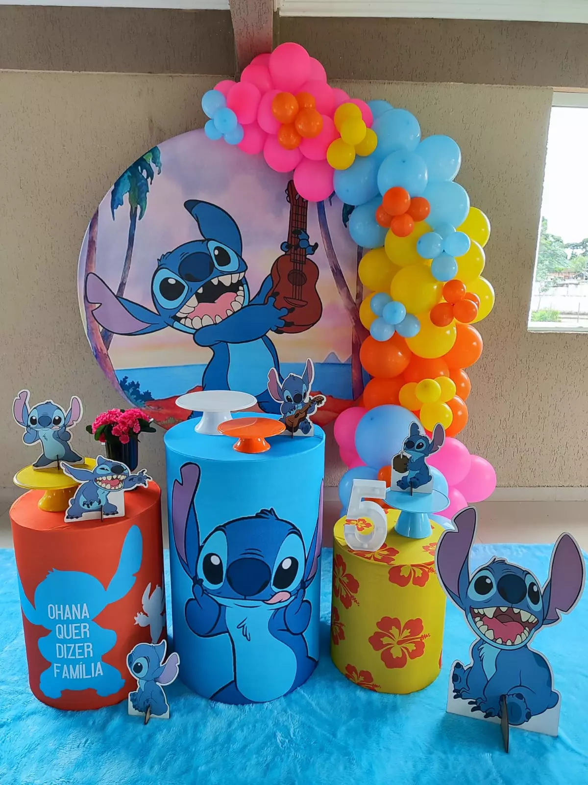 Kit Pegue e Monte - Stitch Praia