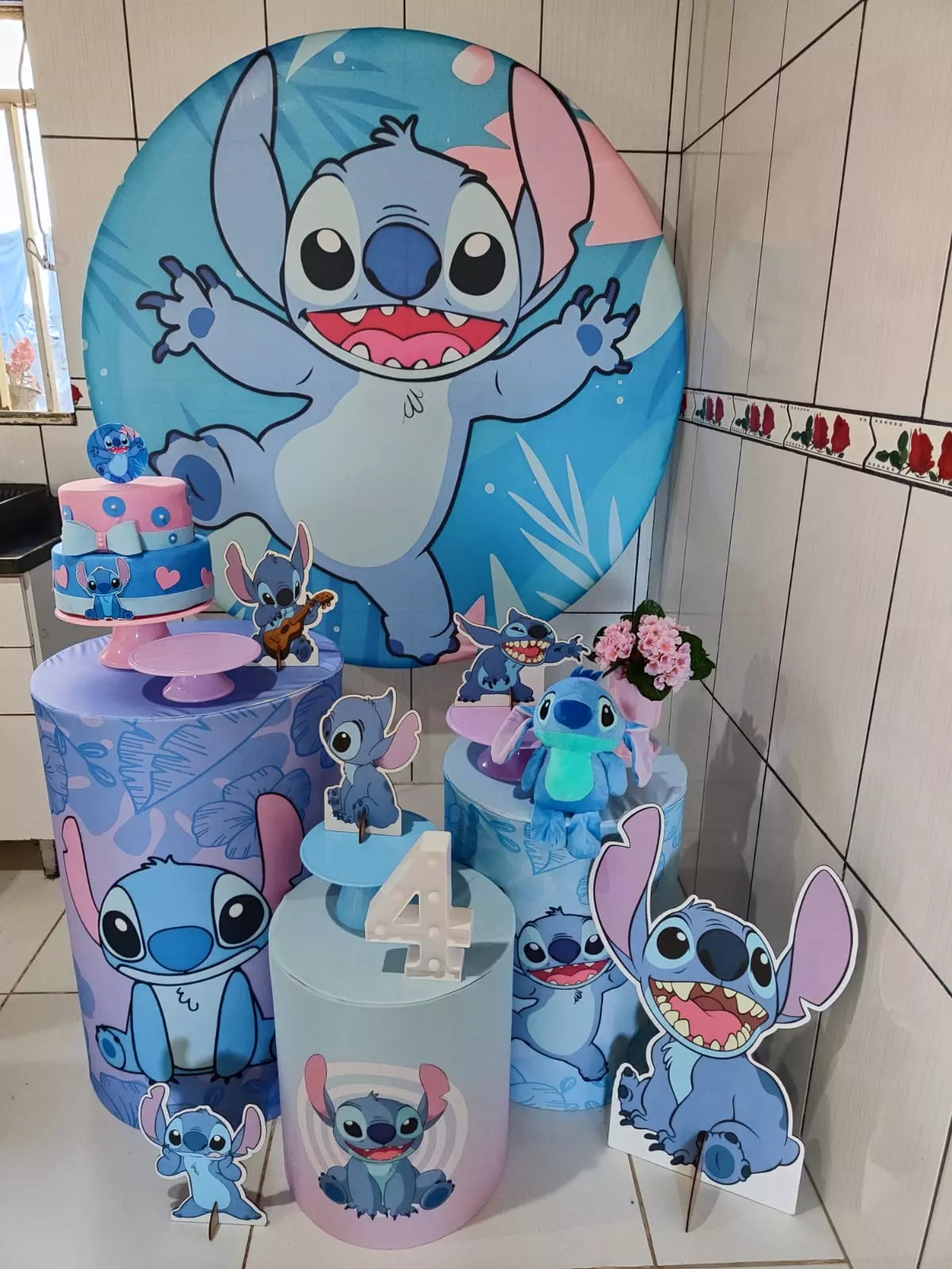 Kit Pegue e Monte - Stitch