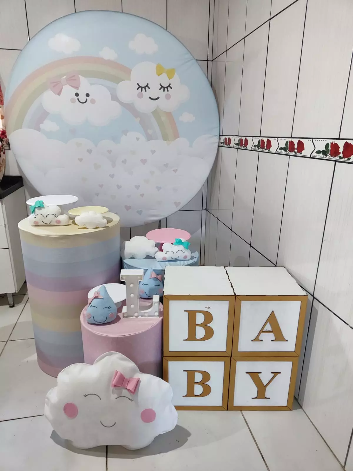 Kit Pegue e Monte - Chuva de Amor