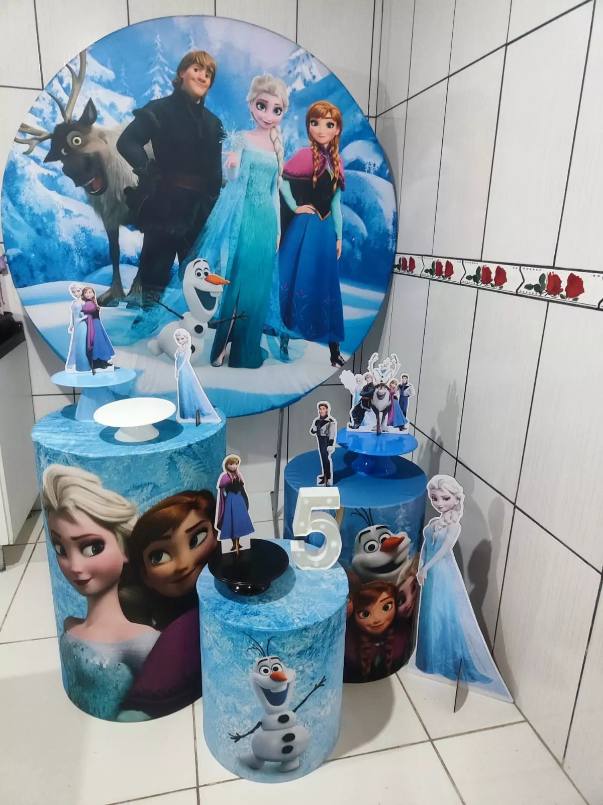 Kit Pegue e Monte - Frozen