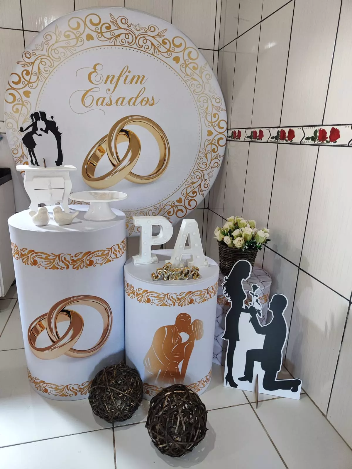 Kit Pegue e Monte - Casamento