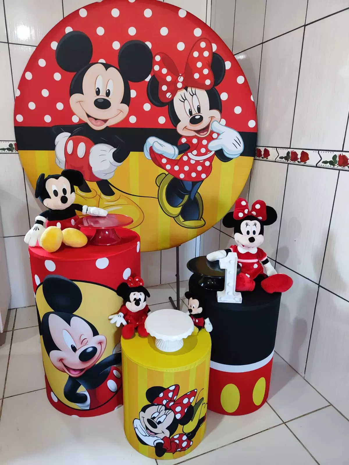 Kit Pegue e Monte -  mickey e minnie