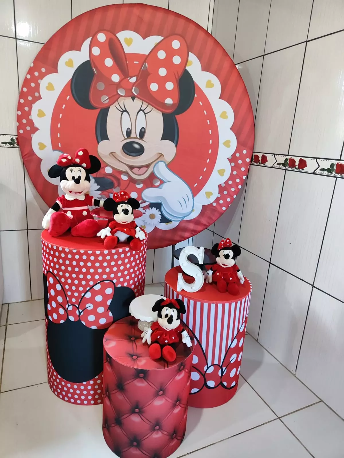 Kit Pegue e Monte - Minnie Vermelha