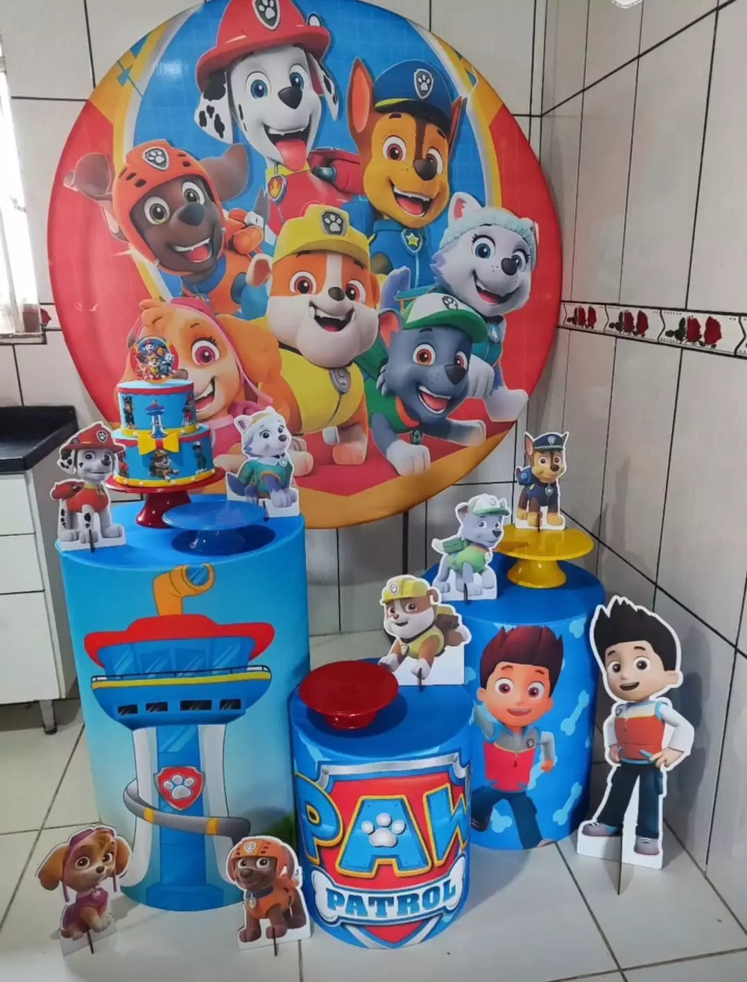 Kit Pegue e Monte - patrulha canina