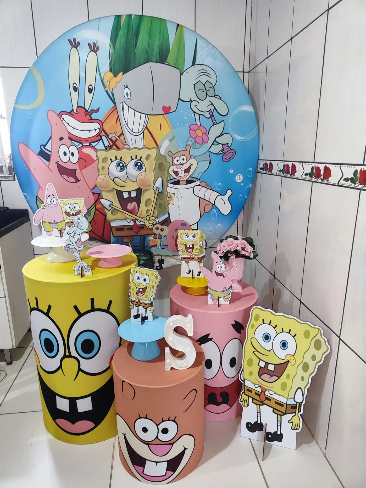 Kit Pegue e Monte - Bob Esponja